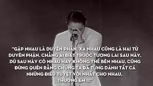 Sơn Tùng đã có phát ngôn đề cập đến chuyện tình cảm giữa anh và cô gái đã "dành cả thanh xuân cho anh".