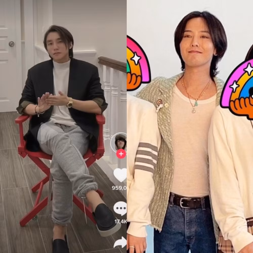 Sau màn tái xuất với mái tóc lạ của Sơn Tùng M-TP, netizen cho rằng kiểu tóc này của "chủ tịch M-TP Entertainment" lấy cảm hứng của chính thần tượng của anh là G-Dragon.