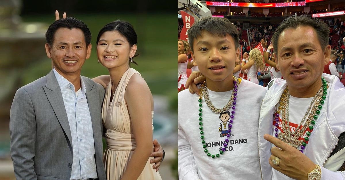 Ngược lại với quý tử, cô chị – ái nữ của tỷ phú Johnny Đặng tên là Giáng Tiên (Jacy Đặng), năm nay 16 tuổi dù từ nhỏ đã sinh sống tại Mỹ, nhưng cô bé nói tiếng Việt khá tốt. 