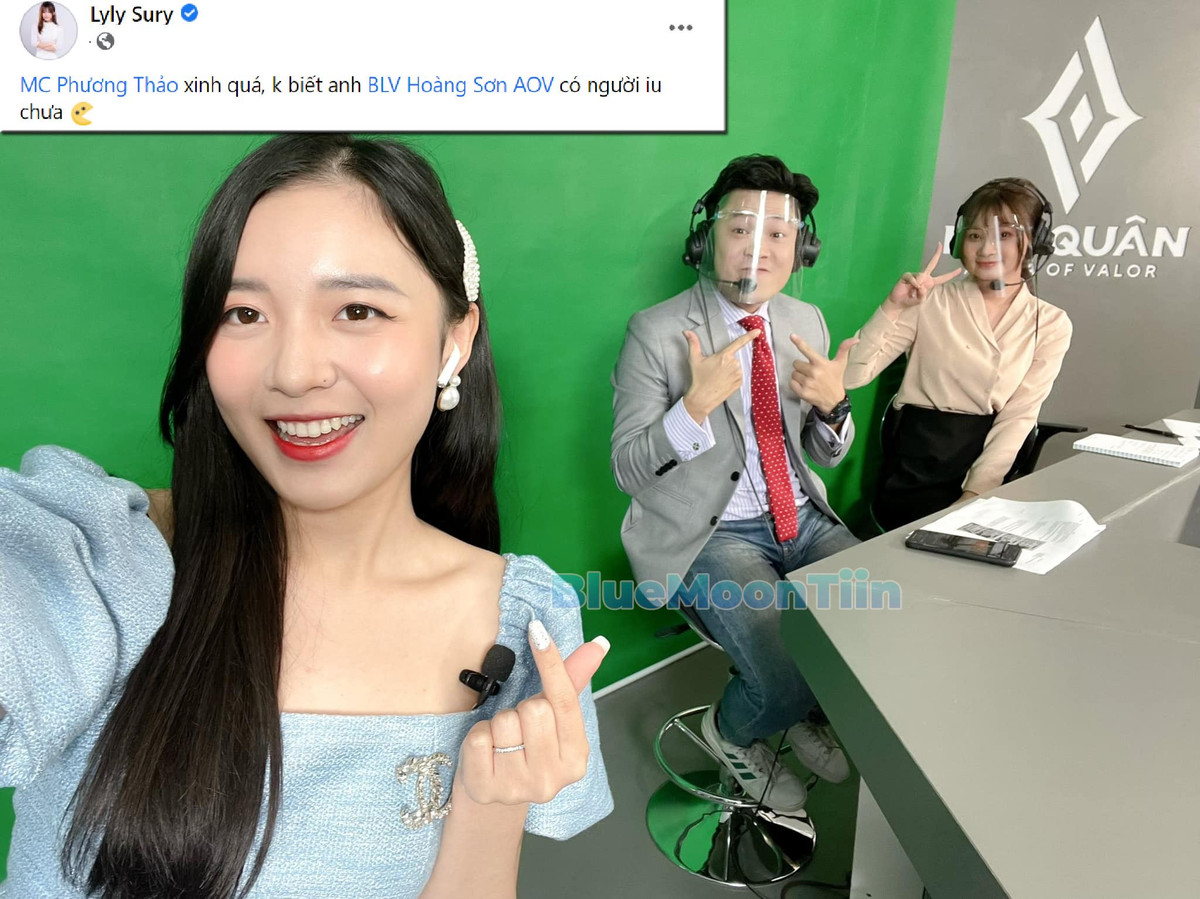 Trong buổi "debut" vừa qua, Lyly Sury cũng đã dần dần làm quen với các đồng nghiệp như MC Phương Thảo, caster Hoàng Sơn,...