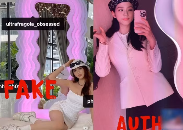 Tuy nhiên, "nữ hoàng nội y" Ngọc Trinh lại dính phải nghi vấn mua hàng nhái và đã bị chính hãng lên tiếng về sản phẩm "lệch chuẩn" đó.