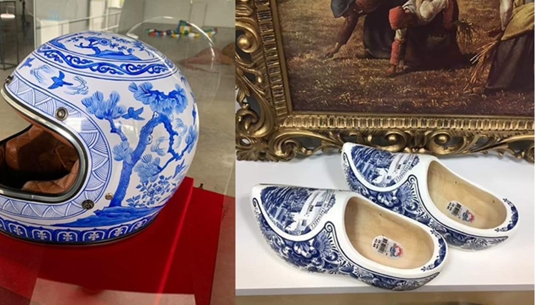 Trước đó, cộng đồng giới trẻ cũng đã xuất hiện những người chơi hệ hoạ tiết bát hương. Với tông màu chủ đạo xanh và trắng những thứ đồ này khiến nhiều người liên tưởng ngay đến những thứ đồ thờ cúng.