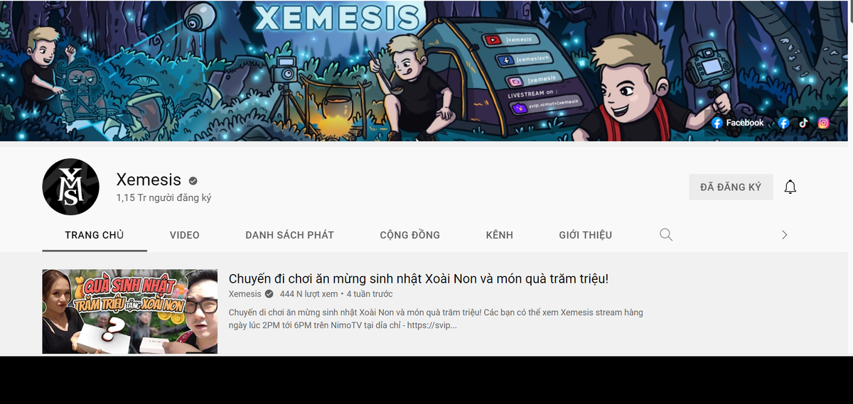 Anh chàng sở hữu kênh YouTube với hơn 1,15 triệu người đăng ký ở thời điểm hiện tại. 