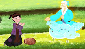 Một số dị bản không có sự hiện diện của Bụt mà chính mẹ Tấm sẽ làm phép màu giúp nàng lấy được hoàng tử và có cuộc sống hạnh phúc.