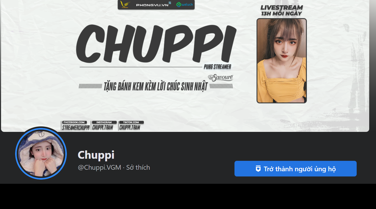 Dù mới thành lập fanpage từ tháng 11/2020, đến nay lượng follow của Bích Trâm đã thu hút gần 300 nghìn lượt.