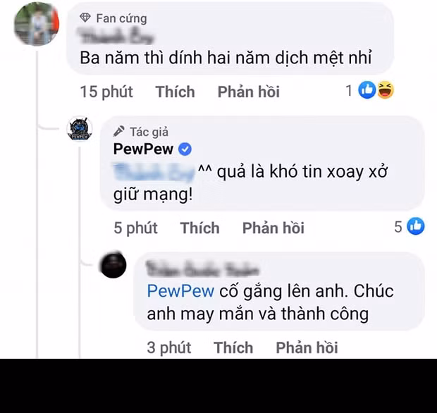 Đáng chú ý chính là câu cảm thán của "chú Pew" khi có người nhắc đến sự khó khăn vì tình hình dịch bệnh thời gian dài đã ảnh hưởng đến kinh doanh.