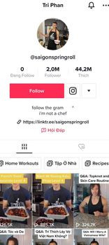 Nhiều ưu điểm như trên, chẳng lạ khi ở hiện tại TikTok của Trí Thịt Bòa đã có tới 2 triệu người theo dõi.