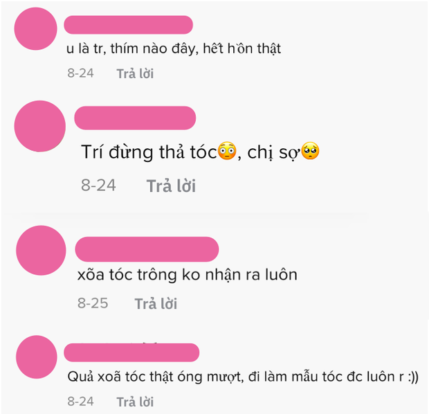 Bởi lẽ, lúc này trông hot TikToker này vừa xuề xòa, vừa kém sắc thấy rõ. Thậm chí, một số chị em giây trước vẫn gọi "chồng", giây sau đã vội quay xe hỏi han "thím nào đây".