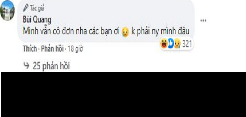 Tuy nhiên ngay bên dưới bài viết, nam streamer đã cho biết anh hiện tại vẫn độc thân.