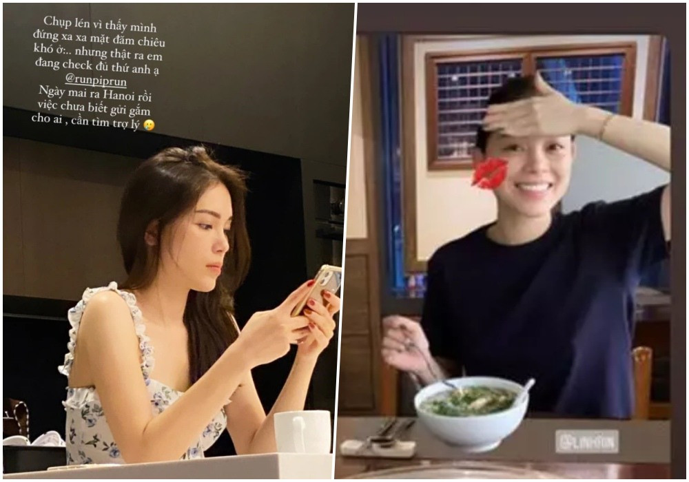 Ngay cả khi nghỉ dịch, dù để mặt mộc, mặc đồ đơn giản nhưng ban gái đệ nhất tổng tài chẳng hề kém sắc.