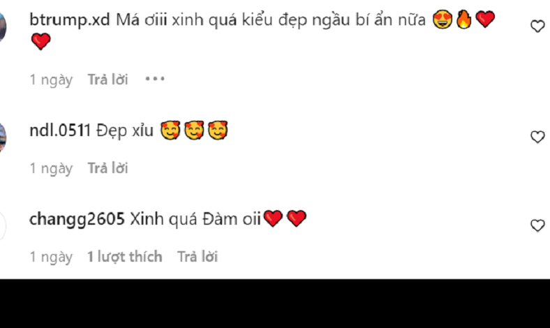 Ngay khi những hình ảnh của Linh Ngọc Đàm được đăng tải đã thu về hàng trăm nghìn lượt yêu thích và bình luận "xỉu up xỉu down" của cộng đồng mạng.