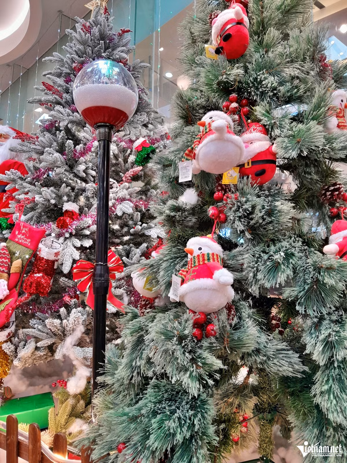 Y tuong trang tri cay thong Noel trong nha va ngoai troi-Hinh-3