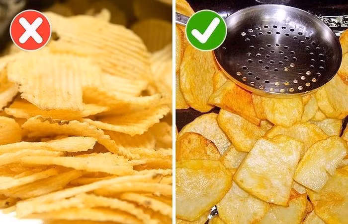 6. Thực phẩm đóng gói có BHA và BHT Các nhà sản xuất thường sử dụng butylated hydroxyanisole (BHA) và butylhydroxytoluene (BHT) làm chất bảo quản. Liều cao của các chất này gây rối loạn nội tiết. Bên cạnh đó, tiêu thụ thường xuyên của BHA cũng có thể gây ra sự phát triển của các khối u ung thư. 