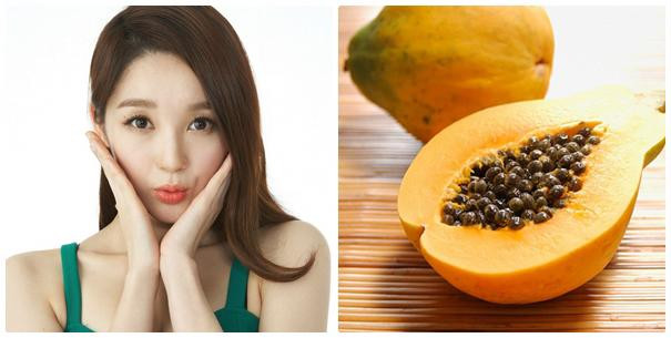 Đu đủ mờ nám và tàn nhang tự nhiên. Ảnh: Internet