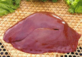 Những người bị bệnh gút không nên ăn gan lợn vì nó có thể khiến bệnh diễn biến xấu đi. Ảnh: baike.