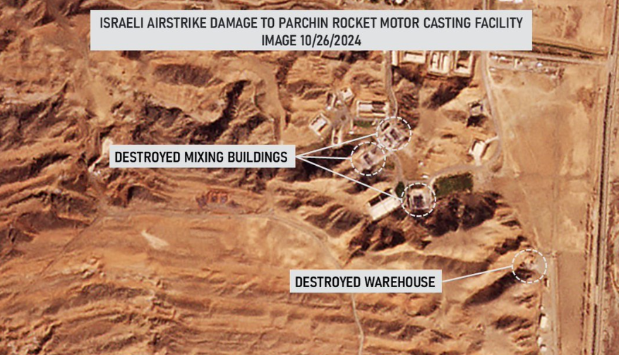 Ảnh vệ tinh nhà máy tên lửa Iran hư hại sau đòn tập kích Anh ve tinh nha may ten lua Iran hu hai sau don tap kich