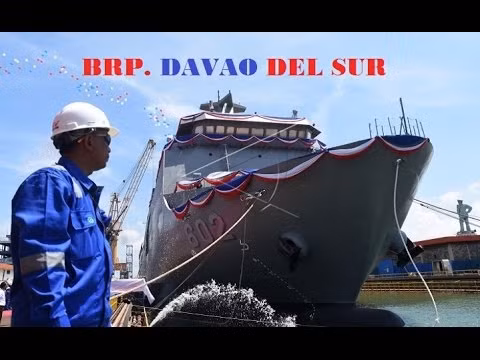 Con tàu đổ bộ của Hải quân Philippine dự kiến sẽ được trang bị một pháo chính 76 mm kèm theo 2 súng cỡ 25 mm hai bên hông tàu. Ngoài ra con tàu này còn có khả năng được vũ trang không hạn chế số lượng với các loại súng máy cỡ 12,7 mm. Nguồn ảnh: Youtube.