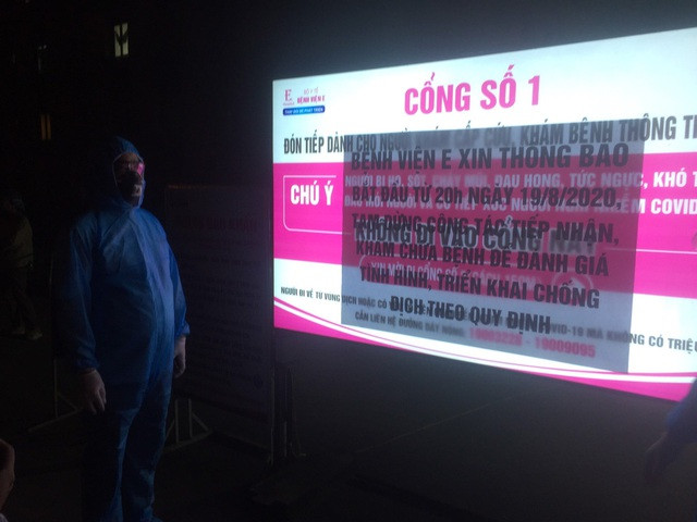 Ca COVID-19 vừa được phát hiện tại bệnh viện E từng tiếp xúc với ai? - Hình 2 Ca COVID-19 vua duoc phat hien tai benh vien E tung tiep xuc voi ai?-Hinh-2