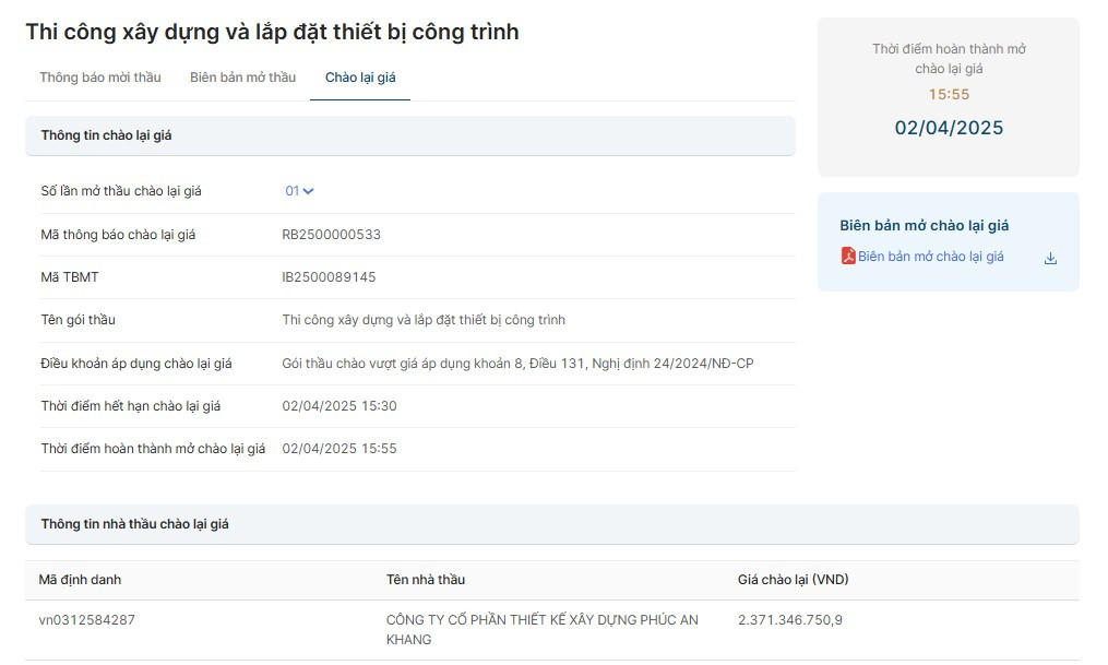TP HCM: Gói thầu nâng cấp đài truyền thanh xã Trung Chánh về tay Phúc An Khang? - Hình 2 TP HCM: Goi thau nang cap dai truyen thanh xa Trung Chanh ve tay Phuc An Khang?-Hinh-2