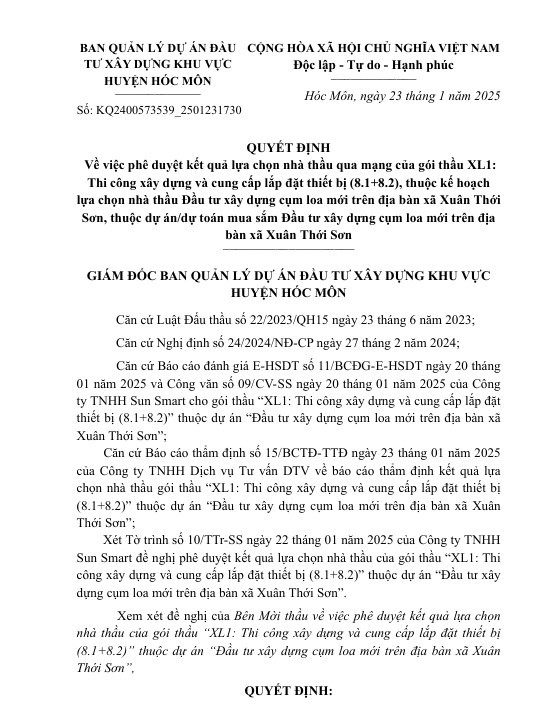 TP HCM: Gói thầu nâng cấp đài truyền thanh xã Trung Chánh về tay Phúc An Khang? - Hình 4 TP HCM: Goi thau nang cap dai truyen thanh xa Trung Chanh ve tay Phuc An Khang?-Hinh-4