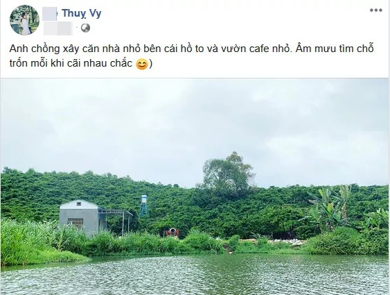 Dù không tiết lộ vị trí địa lý nhưng qua những chia sẻ của cặp đôi, chốn lui về này nằm trên vùng đất cao nguyên thuộc tỉnh Lâm Đồng.
