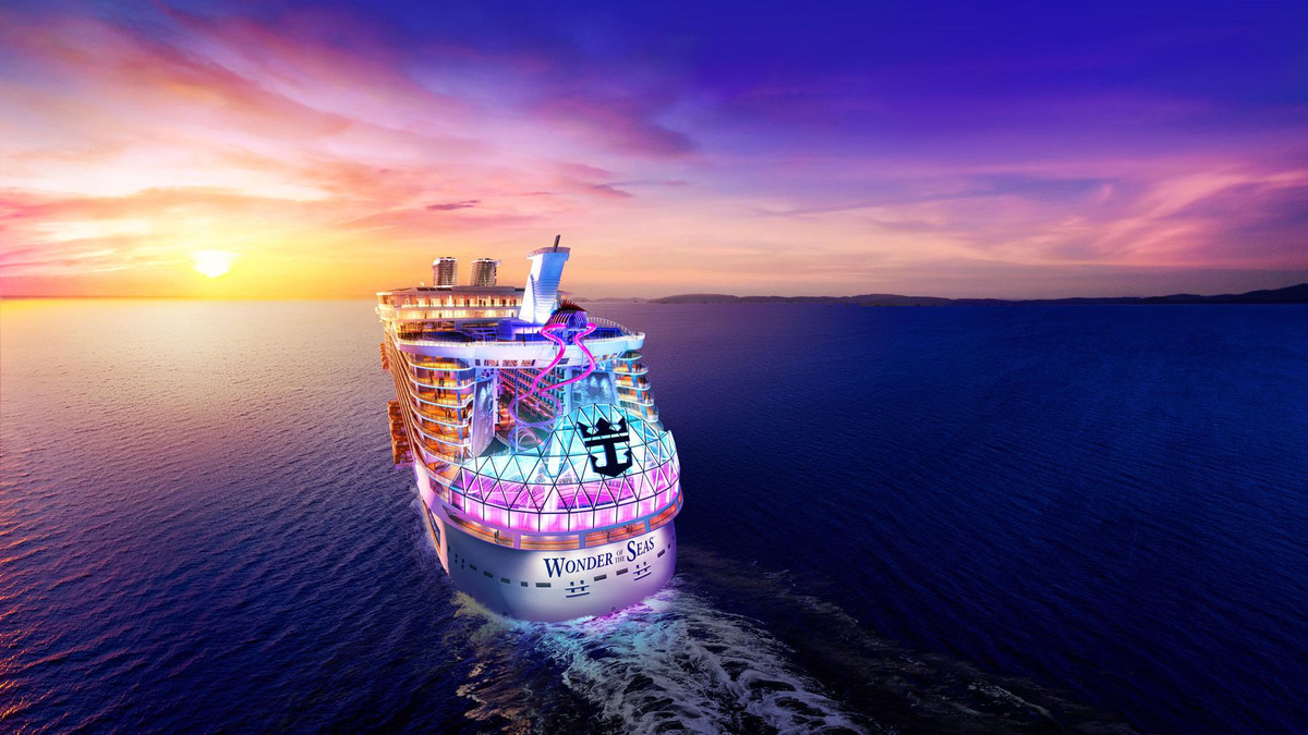 Con tàu được xây dựng đến 18 tấng, mất 3 năm để hoàn thiện và tiêu tốn 1 tỷ USD. Ảnh: Wonder of the Seas