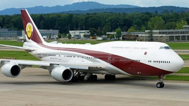 Hoàng gia Qatar cũng có máy bay phản lực Boeing 747 Jumbo trị giá 600 triệu USD. Ảnh: Luxury Lauches