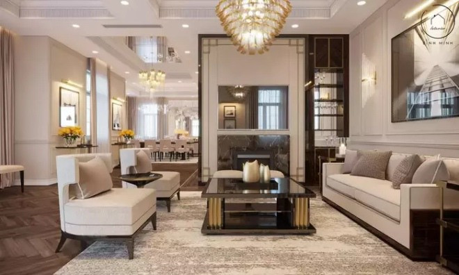 Bên trong nhà sẽ được thiết kế theo phong cách tân cổ điển. Nguồn ảnh: FBNV