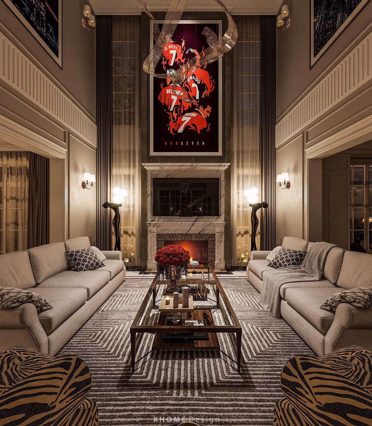 Trên trang cá nhân mới đây, BLV Quang Huy khiến khán giả ngỡ ngàng khi chia sẻ căn nhà thiết kế đậm chất fan MU của mình.