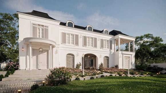 Nghệ sĩ Vân Dung từng khiến mọi người trầm trồ khi hé lộ căn biệt thự to như lâu đài ở ngoại ô. Ảnh: FBNV