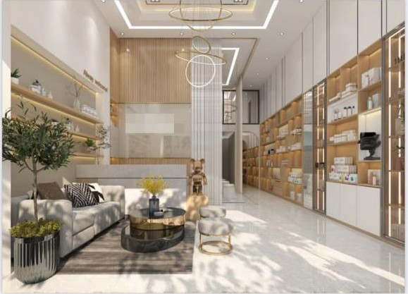 Bà xã Dương Ngọc Thái cũng khoe bản thiết kế bên trong ngôi nhà. Ảnh: FBNV