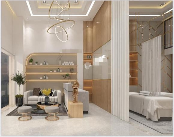 Theo tiết lộ, tầng 1 sẽ là không gian Ái Vy dành để kinh doanh. Các tầng phía trên sẽ dành để là nơi sinh hoạt riêng của gia đình. Ảnh: FBNV