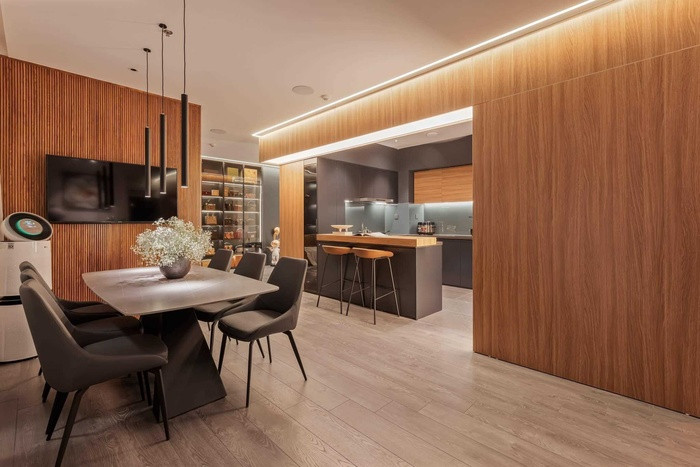 Căn hộ của nữ chính "Nhật ký Vàng Anh" rộng khoảng 120m2, thiết kế sang trọng như khách sạn.