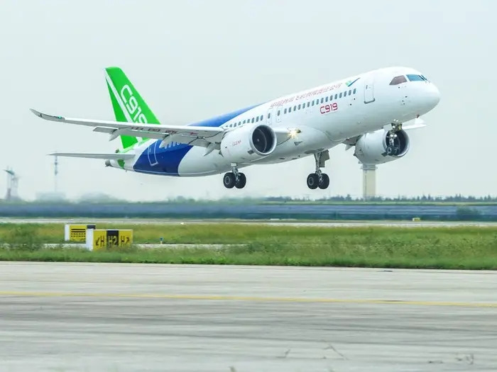 Comac dự định máy bay C919 trở thành phương tiện di chuyển ngắn và trung bình để kết nối các trung tâm đến cả các thành phố lớn và nhỏ. Ảnh: Reuters