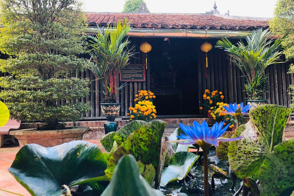 Ngôi nhà thiết kế theo lối kiến trúc kiểu chữ Đinh với 3 gian, 2 chái. Ảnh: Mia