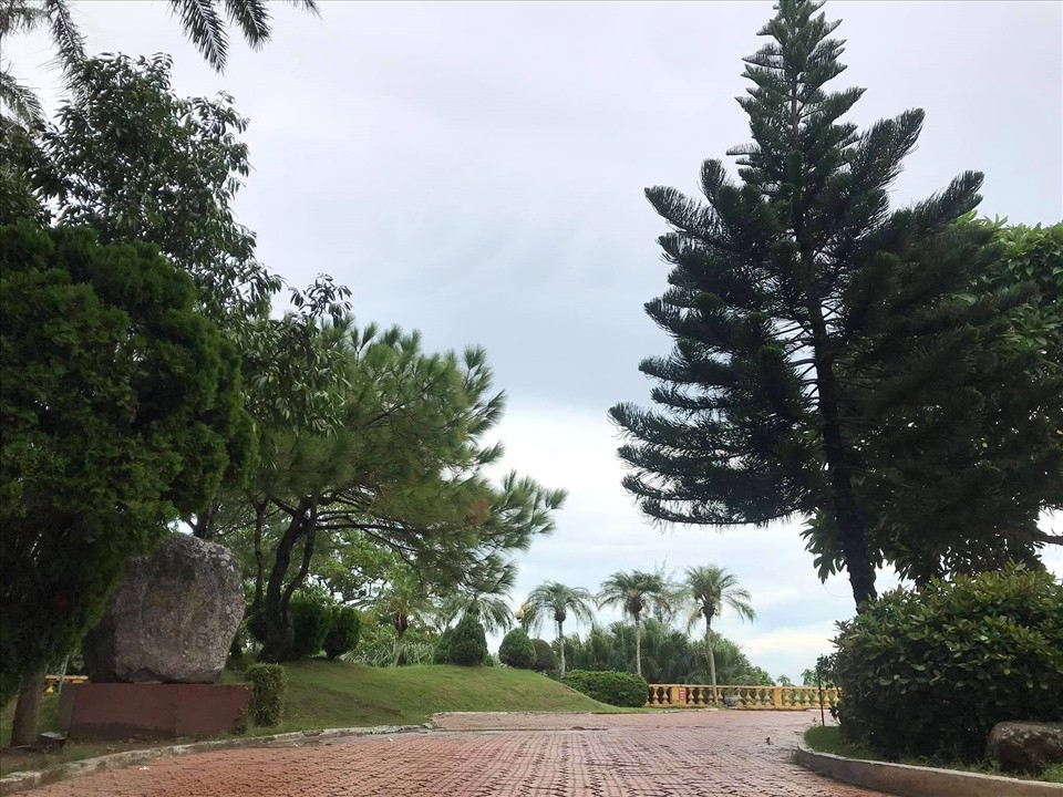 Biệt thự Bảo Đại ở Đồ Sơn được bao phủ bởi nhiều cây xanh, nhiều cây lên đến hàng chục, trăm năm tuổi. Ảnh: Lao động