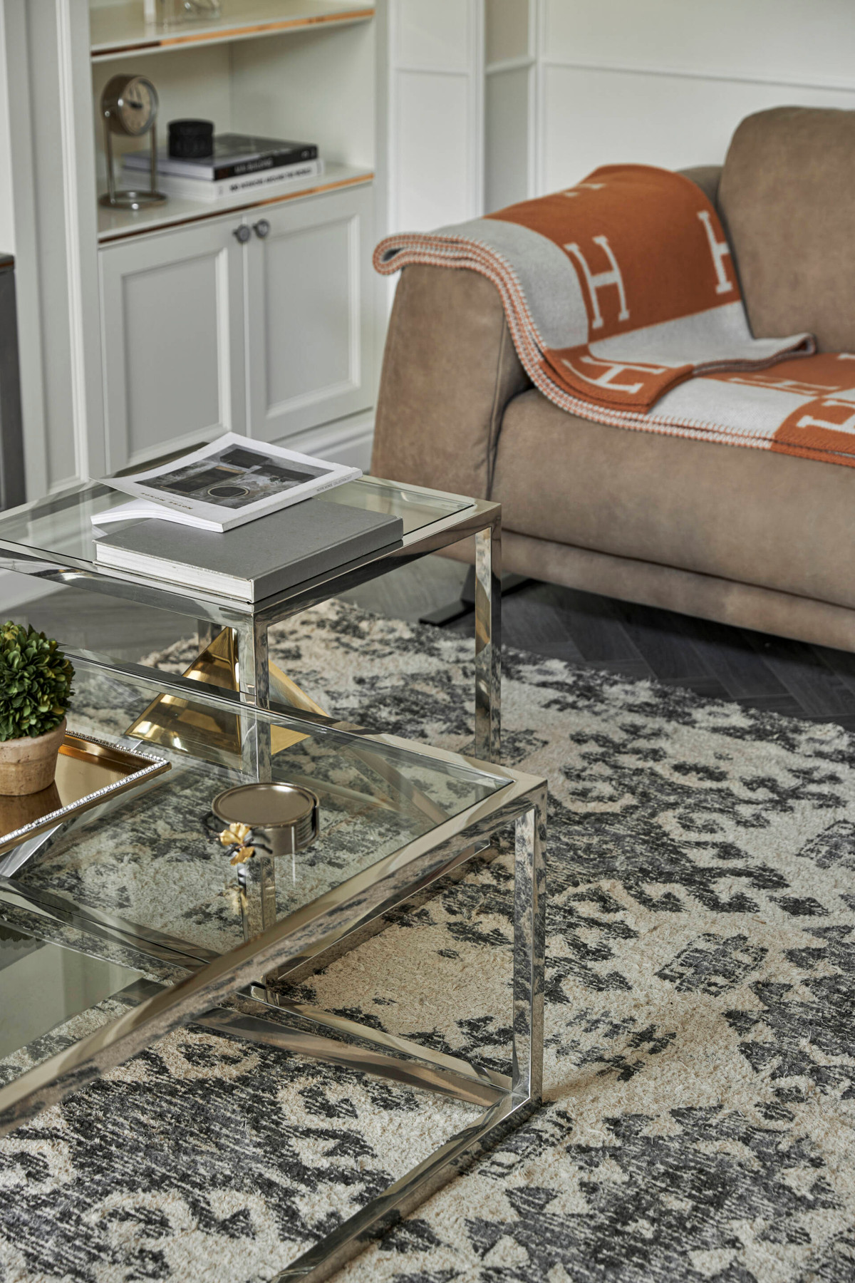 Tường đường nét tạo ra không gian tổng thể hoàn hảo. Ảnh: FBNV