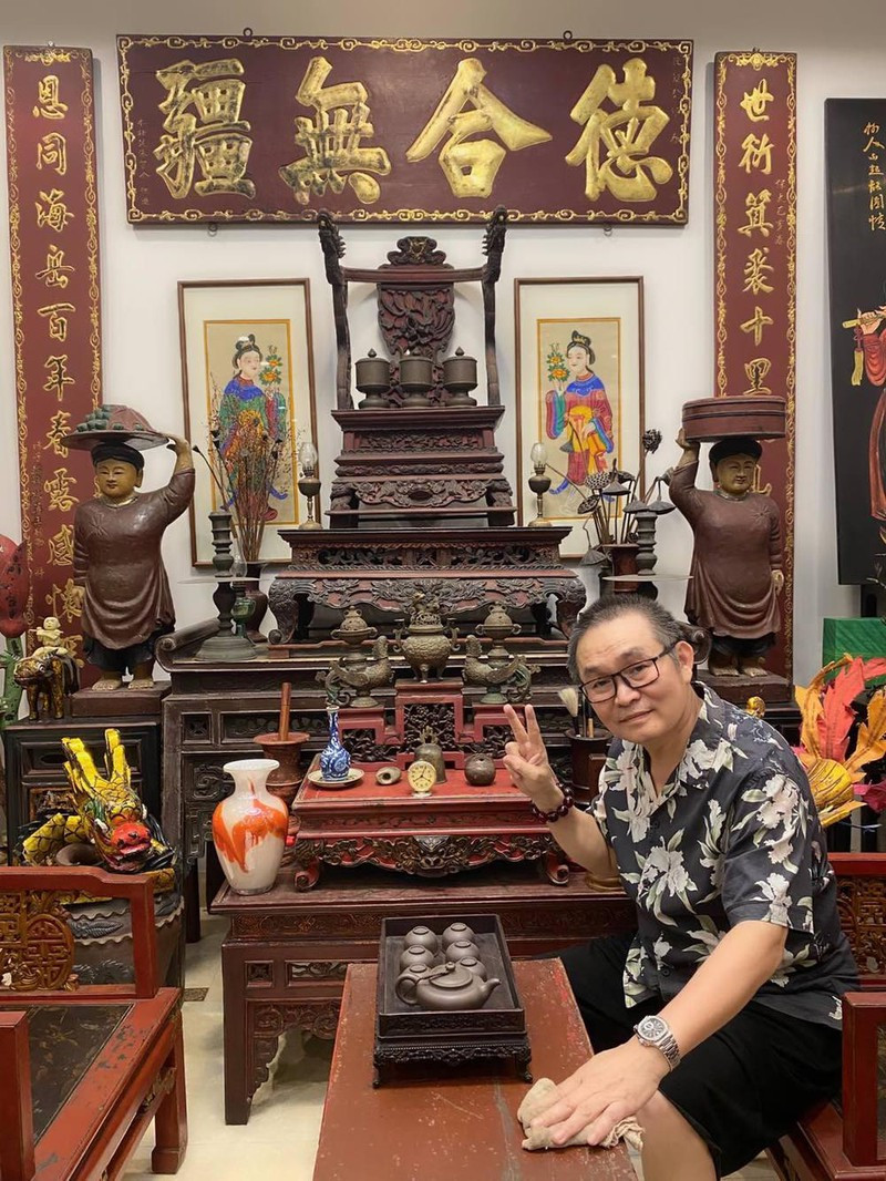 Riêng đồ nội thất trong nhà nam nghệ sĩ cũng khiến nhiều người phải trầm trồ. Ảnh: FBNV