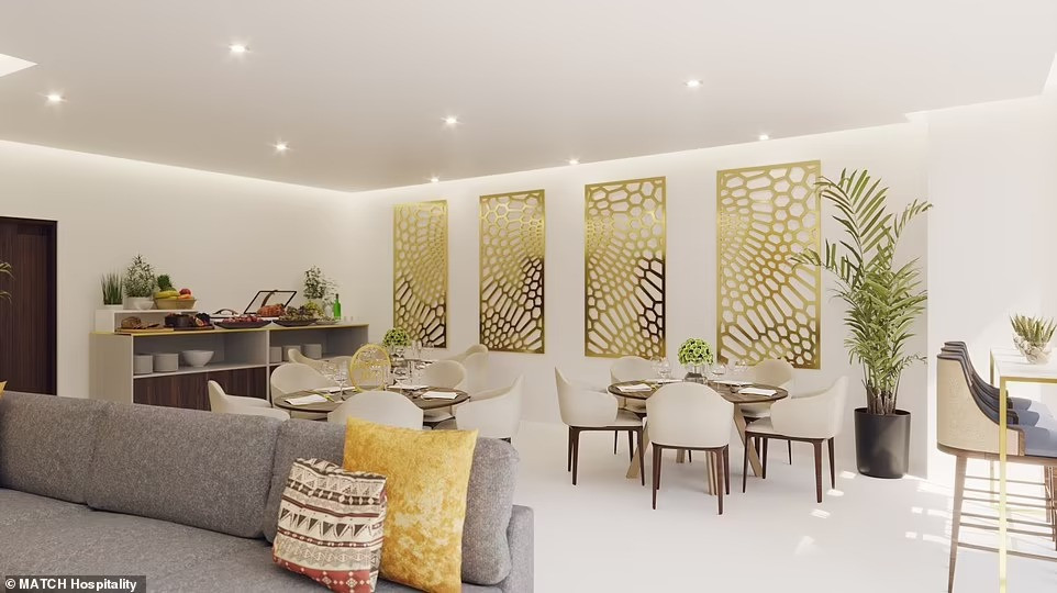 Khách đặt phòng này có thể dùng thực đơn với 5 món thượng hạng do các đầu bếp chế biến riêng. Ảnh: DM