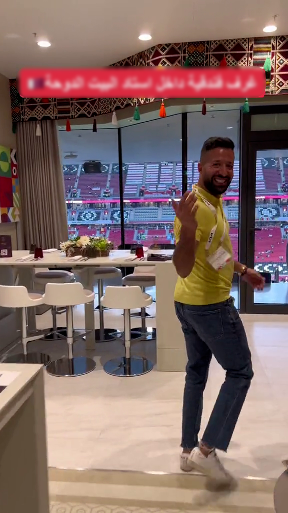 Trong đó, sang trọng nhất là Pearl Lounge, hạng phòng dịch vụ đẳng cấp 6 sao. Ảnh: TikTok @nael_abualteen