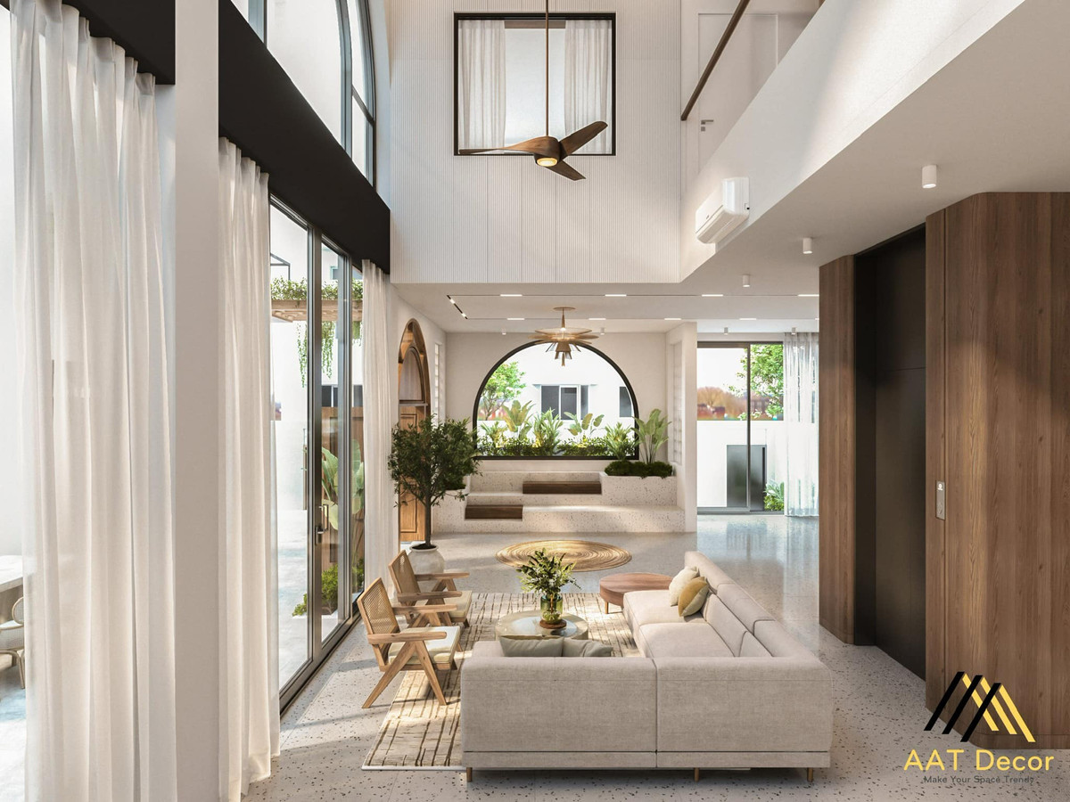 Nữ diễn viên cho biết, căn nhà đang được xây dựng khoảng 60%. Hiện, vợ chồng cô đang lên danh sách đồ nội thất trang trí cho cơ ngơi mới.