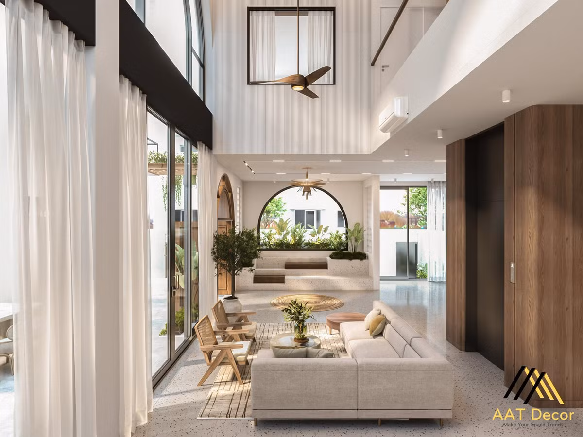 Nữ diễn viên cho biết, căn nhà đang được xây dựng khoảng 60%. Hiện, vợ chồng cô đang lên danh sách đồ nội thất trang trí cho cơ ngơi mới.