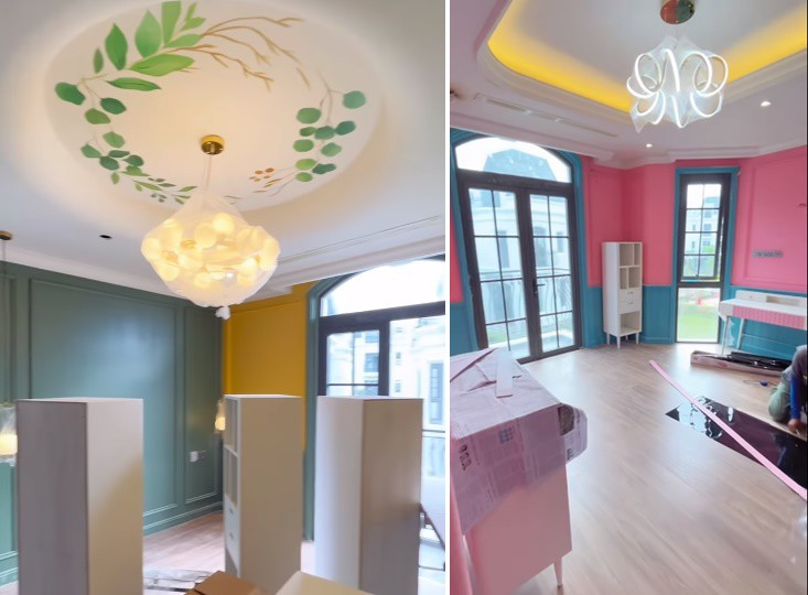 Các phòng đều được thiết kế hiện đại với tông màu sáng bắt mắt.