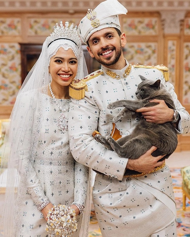 Đầu năm 2022, Quốc vương Brunei tổ chức đám cưới xa hoa 10 ngày đêm cho con gái - Công chúa Fadzilah Lubabul Bolkiah. Ảnh: Getty