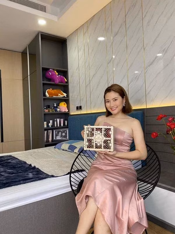 Phòng ngủ đơn giản nhưng không kém phần tinh tế.