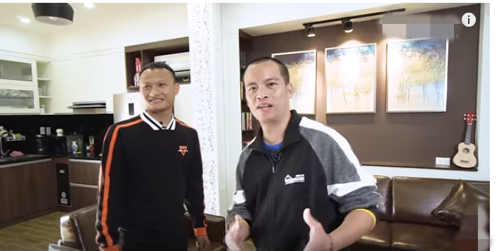 Căn hộ được Trọng Hoàng mua trước khi cưới 3 tháng. Nội thất, trang trí trong nhà đều do bản thân Trọng Hoàng lên ý tưởng và thực hiện. Ảnh chụp màn hình