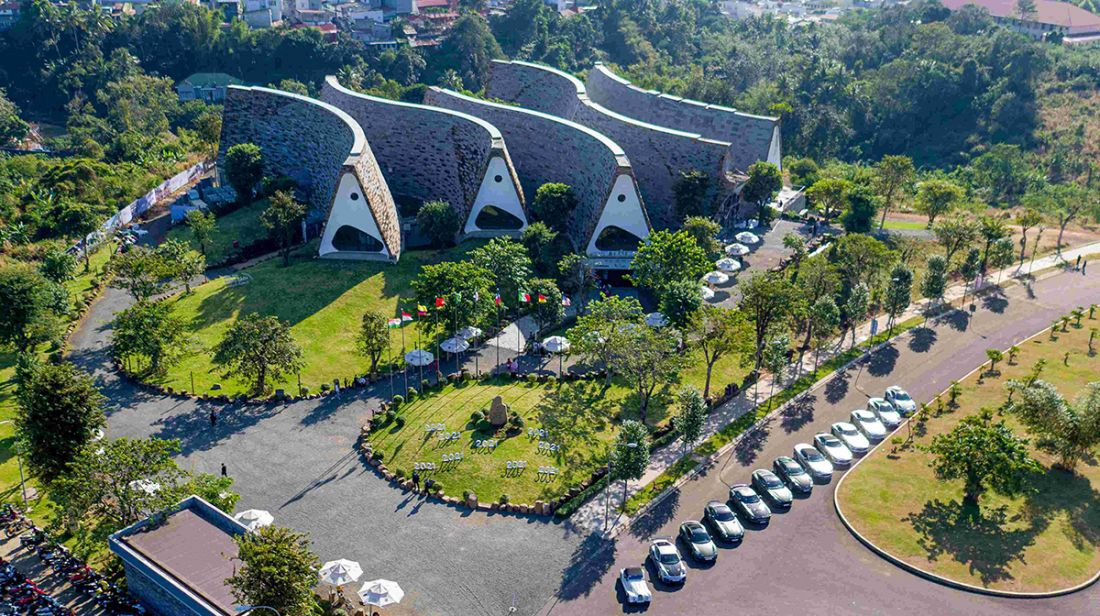 Dự án Thành phố Cà Phê có quy mô 45,45 ha, tọa lạc ở trung tâm thủ phủ cà phê Buôn Ma Thuột (tỉnh Đắk Lắk), được khởi công xây dựng từ tháng 1/2017. Ảnh: Cafeland