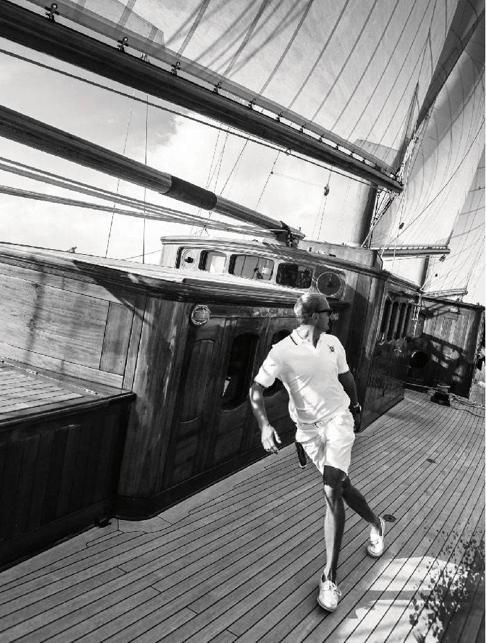 Allegra Gucci, con gái út của Maurizio Gucci, mô tả: "Creole không phải là “một chiếc du thuyền cổ điển bình thường, mà là một du thuyền cổ điển khổng lồ”. Ảnh: Boat International