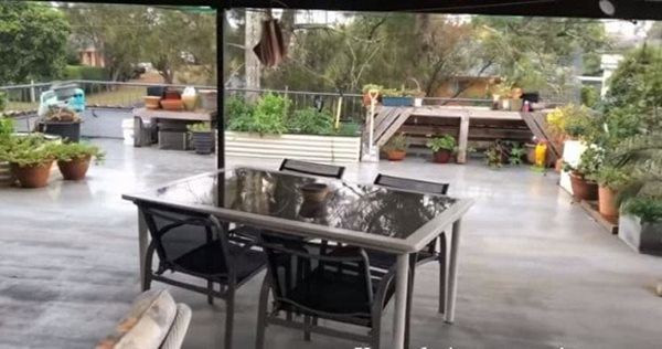 Khán giả không khỏi trầm trồ vì căn nhà của MC Cát Tường đẹp và thoáng mát. Ảnh chụp màn hình