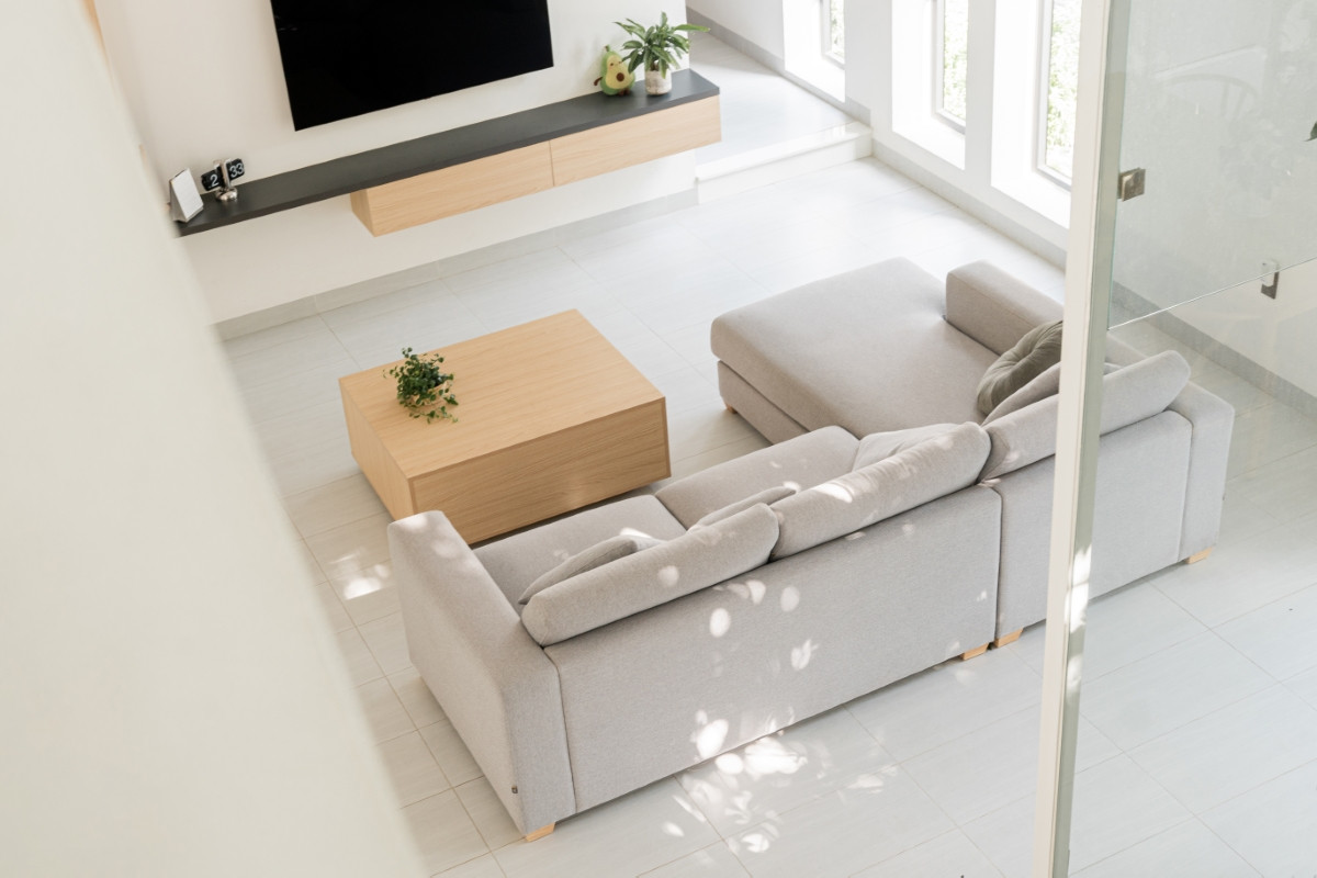 Cách sắp xếp này giúp các thành viên tập trung tại không gian giữa, tăng sự kết nối của gia đình.